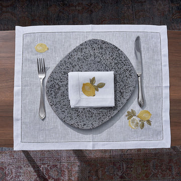 Lemon Placemat Set