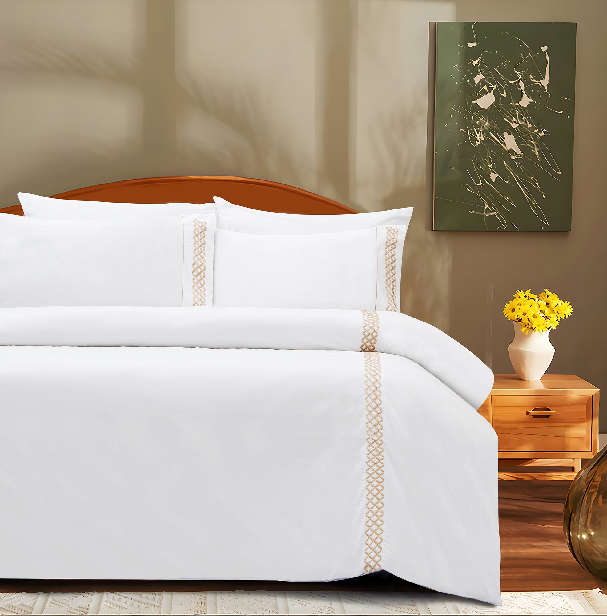 Herlipto Linen Braid Casablanca